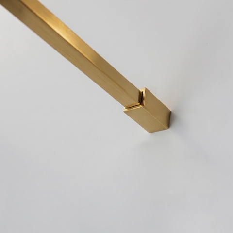 ŚCIANKA PRYSZNICOWA 70X200 CM WALK-IN ZŁOTA ZŁOTO SZCZOTKOWANE SZKŁO HARTOWANE 8 MM SH07