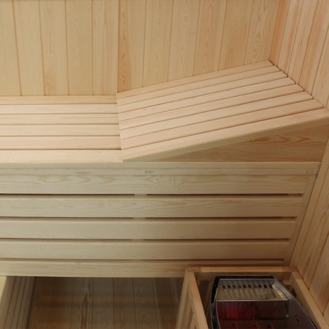 SAUNA FIŃSKA SUCHA WYSOKOTEMPERATUROWA ZEWNĘTRZNA OGRODOWA 230x213 CM 6-8 OSOBOWA Z PIECEM HARVIA 8kW WIFI BLUETOOTH KALVI