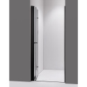 Drzwi prysznicowe łamane SH01D Czarna Black 110