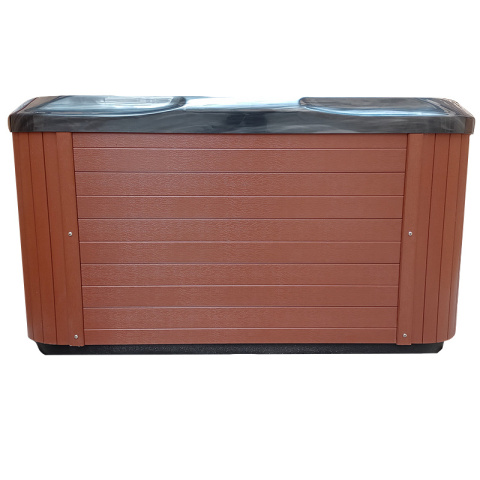 JACUZZI OGRODOWE WANNA SPA203 CZARNA FLLA OCEANU OBUDOWA BRĄZOWA 200x160 CM