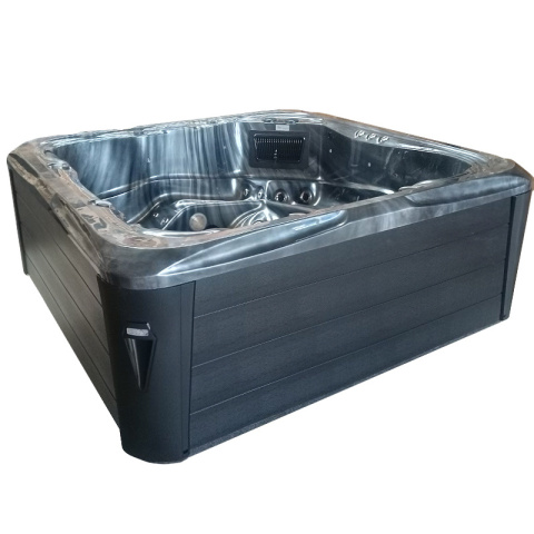 JACUZZI OGRODOWE WANNA SPA562 CZARNA FALA OCEANU OBUDOWA CZARNA 230x230 CM