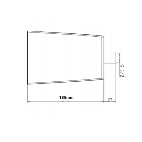 BATERIA UMYWALKOWA ŁAZIENKOWA PODTYNKOWA F01 CHROM