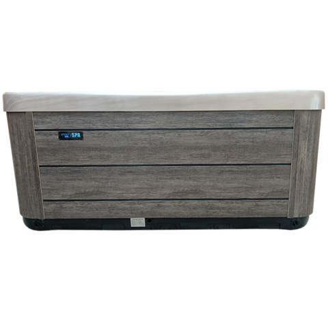 JACUZZI OGRODOWE WANNA SPA345 CAPPUCCINO OBUDOWA SZARA 220x220 CM