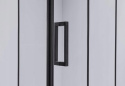 Kabina Prysznicowa z brodzikiem BS13A Czarna Black 80x80cm+SXL02A biały