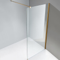 Ścianka prysznicowa SH07B 80 Gold złota szkło 8mm