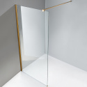 Ścianka prysznicowa SH07B 80 Gold złota szkło 8mm