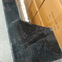 Brodzik kwadratowy 100x100 SXL02C black czarny syfon 15cm głęboki wysoki powystawowy