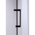 Drzwi prysznicowe uchylne 110x200 SH08D Czarne Black