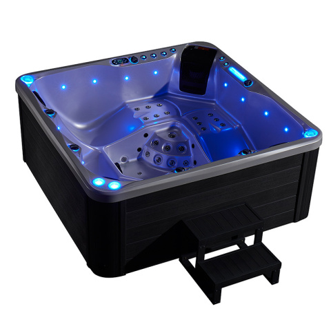 JACUZZI OGRODOWE WANNA SPA741 CAPPUCINO OBUDOWA KAWA 200x200 CM