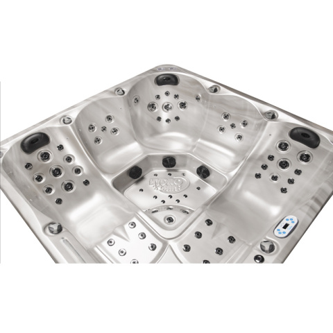 JACUZZI OGRODOWE WANNA SPA741 CAPPUCINO OBUDOWA KAWA 200x200 CM