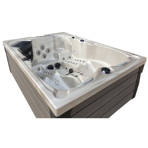 JACUZZI OGRODOWE WANNA SPA341 CAPPUCCINO OBUDOWA KAWA 220x156 CM