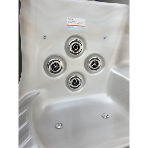 JACUZZI OGRODOWE WANNA SPA341 CAPPUCCINO OBUDOWA KAWA 220x156 CM