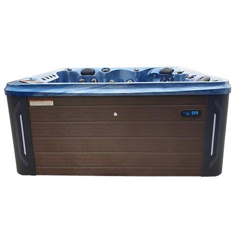 JACUZZI OGRODOWE WANNA SPA745 NIEBIESKA FALA OBUDOWA KAWA 200x200 CM