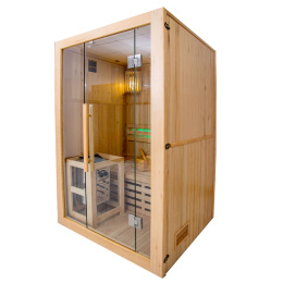 Sauna FIŃSKA OSLO1 120x105cm HARVIA 3.5KW 1-2 osobowa wysokotemperaturowa Hydrosan