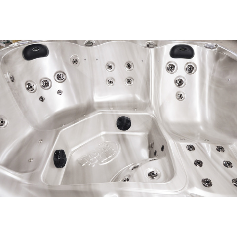 JACUZZI OGRODOWE WANNA SPA750 CAPPUCINO OBUDOWA KAWA 200x200 CM