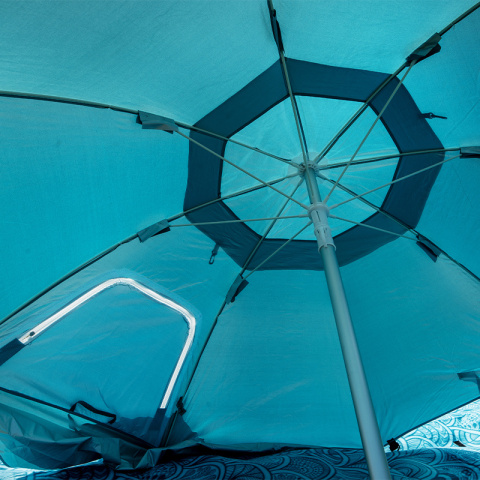 PARASOL PLAŻOWY OGRODOWY BALKONOWY TRITON 1A NIEBIESKI 180 CM