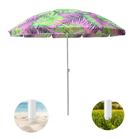 PARASOL PLAŻOWY OGRODOWY BALKONOWY KORAL 1C 180 CM