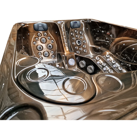 JACUZZI OGRODOWE WANNA SPA705 MAGMA GOLD OBUDOWA KAWA 210x170 CM