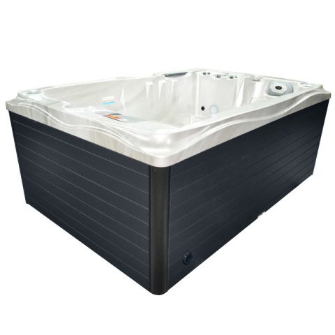 JACUZZI OGRODOWE WANNA SPA749 CAPPUCINO OBUDOWA ANTRACYT 200x135 CM 230V