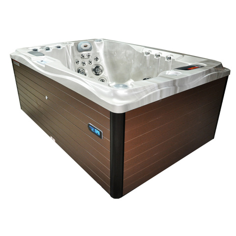 JACUZZI OGRODOWE WANNA SPA749 CAPPUCINO OBUDOWA KAWA 200x135 CM 230V