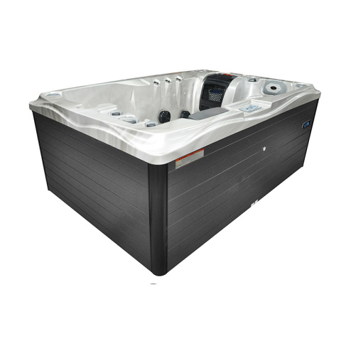 JACUZZI OGRODOWE WANNA SPA749 CAPPUCINO OBUDOWA SZARA 200x135 CM 230V