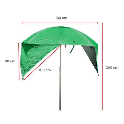 PARASOL PLAŻOWY OGRODOWY BALKONOWY TRITON 1B ZIELONY 180 CM