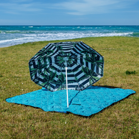 PARASOL PLAŻOWY OGRODOWY BALKONOWY KORAL 1B 180 CM