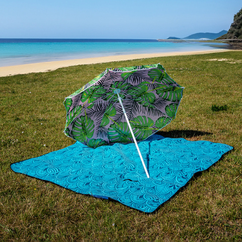 PARASOL PLAŻOWY OGRODOWY BALKONOWY KORAL 1C 180 CM