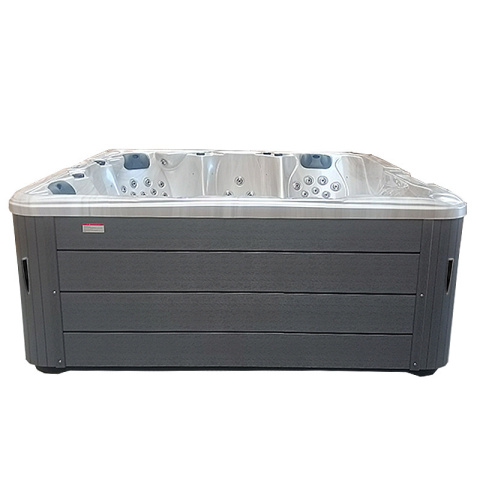 JACUZZI OGRODOWE WANNA SPA702 CAPPUCCINO OBUDOWA SZARA 230x230 CM