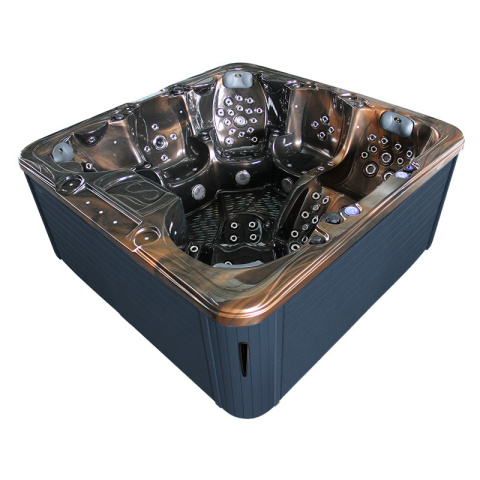 JACUZZI OGRODOWE WANNA SPA703A MAGMA GOLD OBUDOWA ANTRACYT 230x230 CM