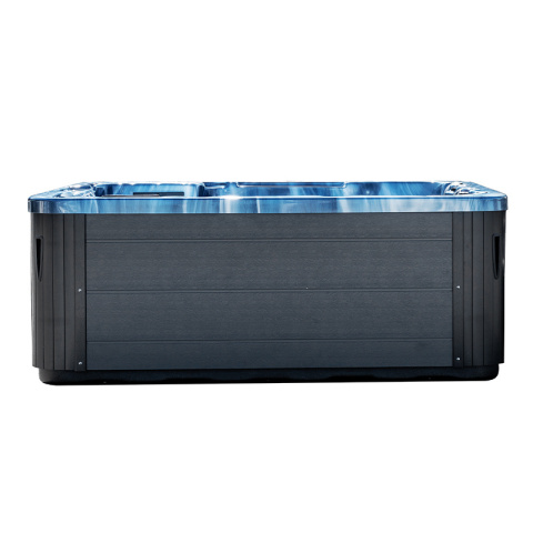 JACUZZI OGRODOWE WANNA SPA508 NIEBIESKA FALA OBUDOWA ANTRACYT 215x190 CM