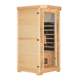 Sauna sucha INFRARED BERGEN1 105x90 cm1-2 osobowa niskotemperaturowa