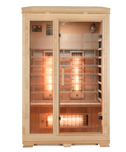 Sauna sucha INFRARED BERGEN3 120x105 cm 2-3 osobowa niskotemperaturowa