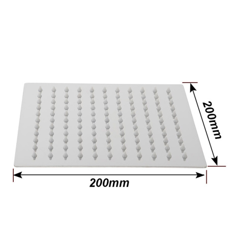 DESZCZOWNICA PRYSZNICOWA SLIM R01A CHROM 20x20 CM