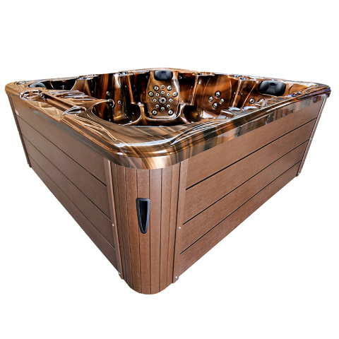 JACUZZI OGRODOWE WANNA SPA703A MAGMA GOLD OBUDOWA KAWA 230x230 CM