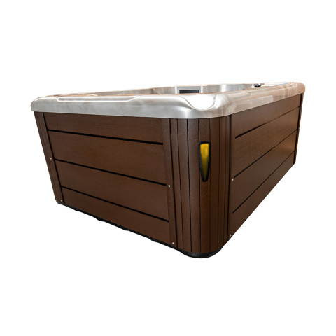 JACUZZI OGRODOWE WANNA SPA102 CAPPUCCINO OBUDOWA KAWA 210x160 CM