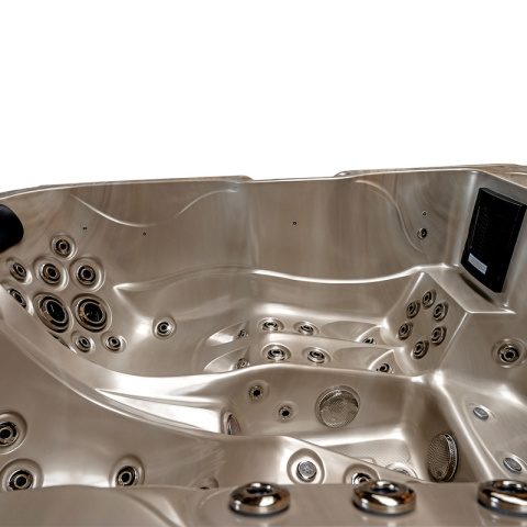 JACUZZI OGRODOWE WANNA SPA102 CAPPUCCINO OBUDOWA KAWA 210x160 CM