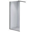Ścianka Prysznicowa 110cm SH07E Czarna szkło 8mm
