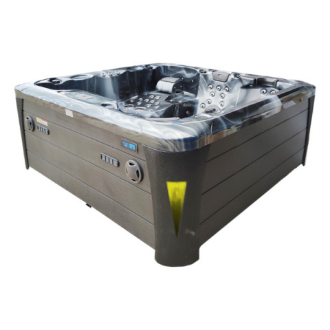 JACUZZI OGRODOWE WANNA SPA403 CZARNA FALA OCEANU OBUDOWA CZARNA 230x230 CM