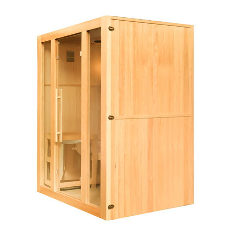 SAUNA FIŃSKA WYSOKOTEMPERATUROWA Z PIECEM BODO3/HARVIA 4,5KW 3-4 OSOBOWA 153x110 CM