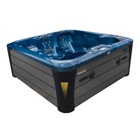 JACUZZI OGRODOWE WANNA SPA403 NIEBIESKA FALA OCEANU OBUDOWA SZARA 230x230 CM