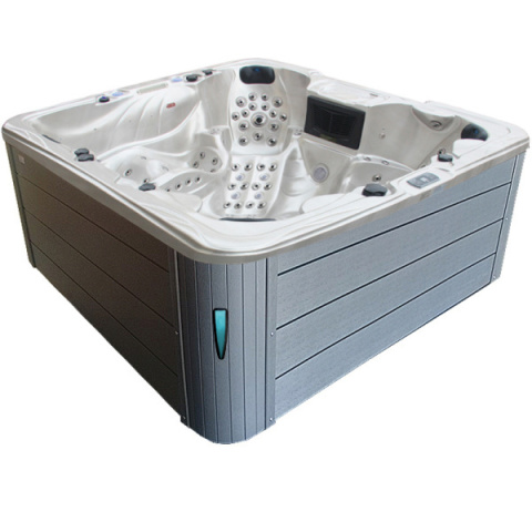 JACUZZI OGRODOWE WANNA SPA703A	CAPPUCCINO OBUDOWA SZARA 230x230 CM