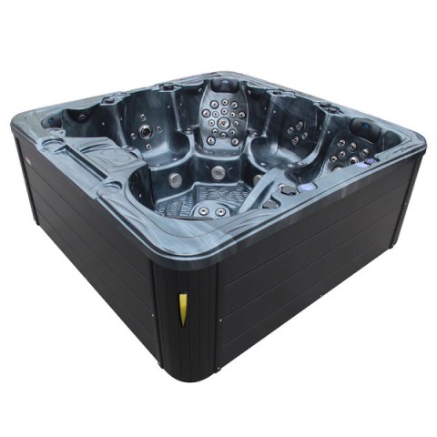 JACUZZI OGRODOWE WANNA SPA703A CZARNA FALA OCEANU 230x230 CM