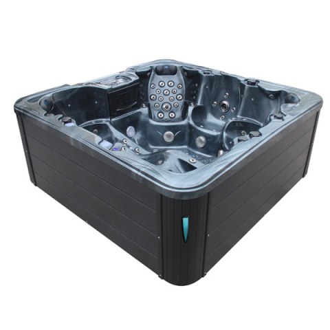 JACUZZI OGRODOWE WANNA SPA703A CZARNA FALA OCEANU 230x230 CM