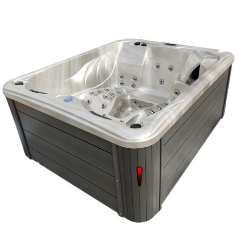 JACUZZI OGRODOWE WANNA SPA705 CAPPUCCINO OBUDOWA SZARA 210x170 CM