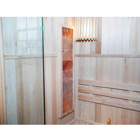 SAUNA FIŃSKA WYSOKOTEMPERATUROWA Z PIECEM KEMI1/HARVIA 3,5KW 1-2 OSOBOWA 120x105 CM