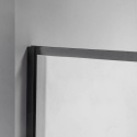 Ścianka prysznicowa SH04E 110 cm black 8mm