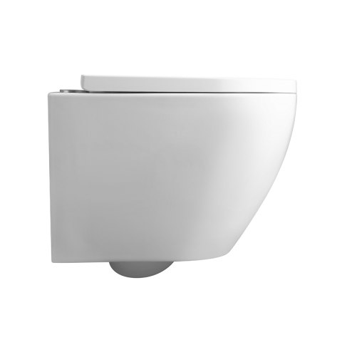 MISKA WC WISZĄCA RIMLESS MIZU-WH-RIM-02 BIAŁA DESKA WOLNOOPADAJĄCA DUROPLAST