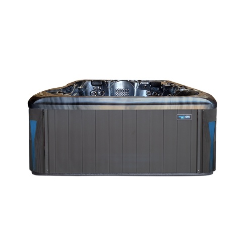 JACUZZI OGRODOWE WANNA SPA560 CZARNA FALA OCEANU OBUDOWA ANTRACYT 220x220 CM