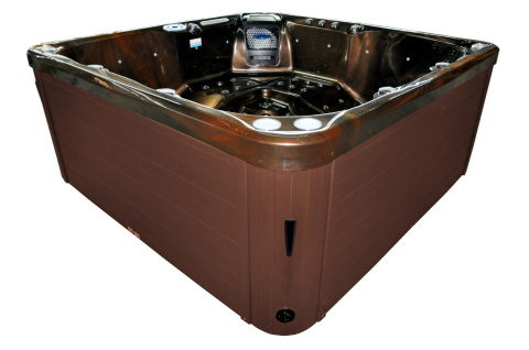 JACUZZI OGRODOWE WANNA SPA750 MAGMA GOLD OBUDOWA KAWA 200x200 CM